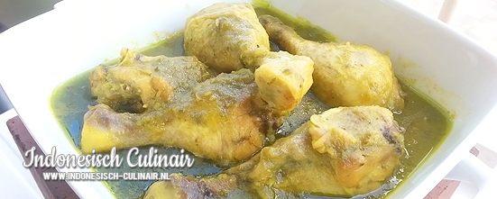 Ayam Bumbu Hijau Padang | Indonesisch-Culinair.nl